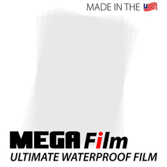 Mega Inkjet Waterproof Transparent Film Sheets – 8.5" x 14"