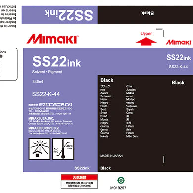 Mimaki SS22 440ml Eco Solvent Ink Cartridge