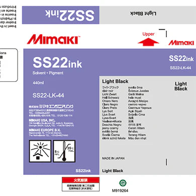 Mimaki SS22 440ml Eco Solvent Ink Cartridge