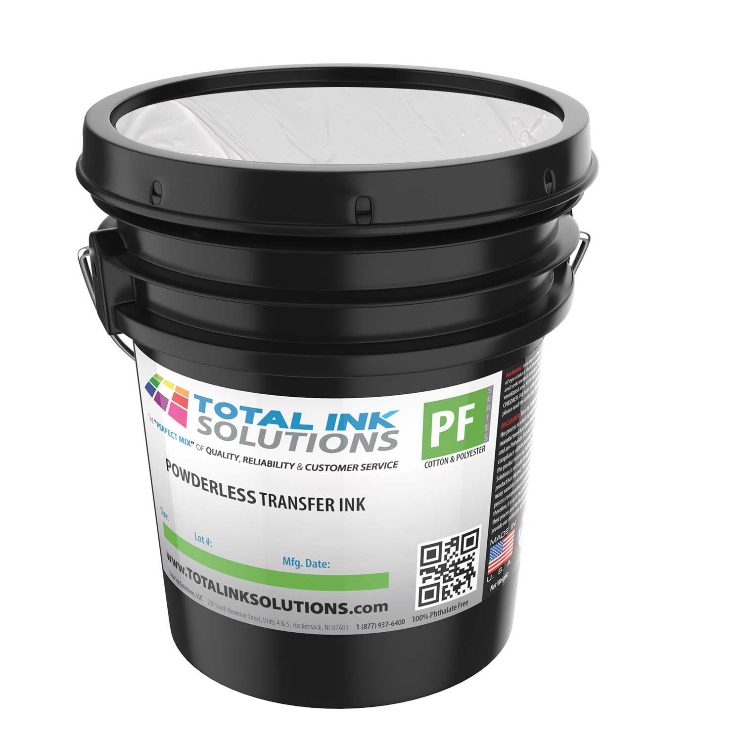 Powderless Plastisol Transfer Ink - 5 Gallons