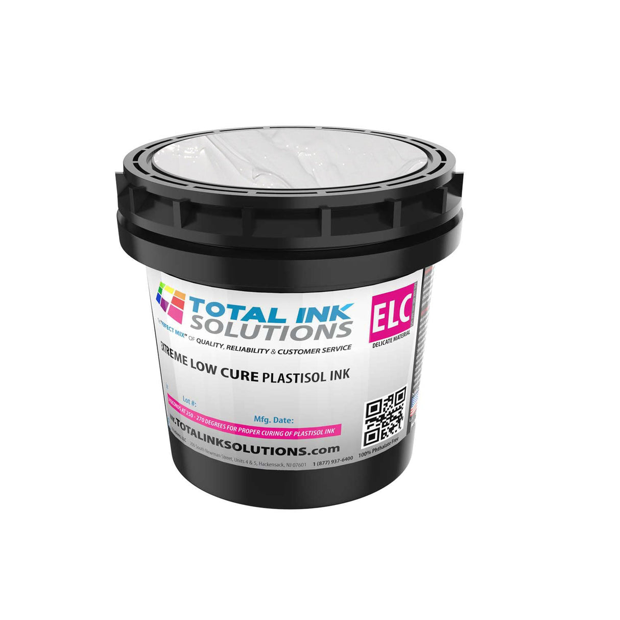 Extreme 270° Low Cure Plastisol Ink White – For Cotton, Polyester & Blends