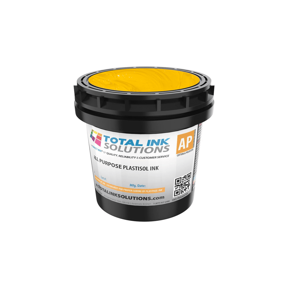 All Purpose Plastisol Ink – Colors – Quart – For Cotton, Polyester & Blends