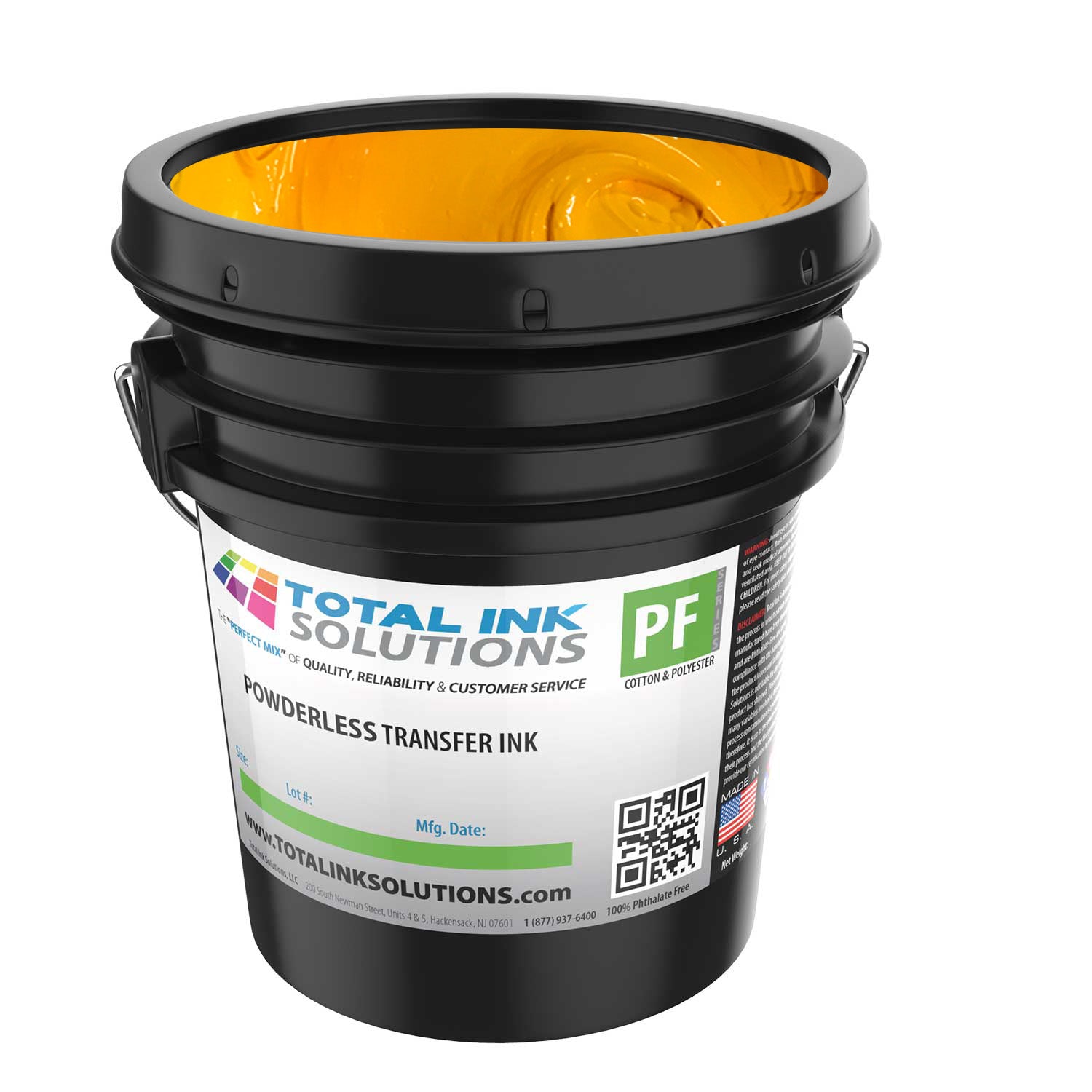 Powderless Plastisol Transfer Ink - 5 Gallons