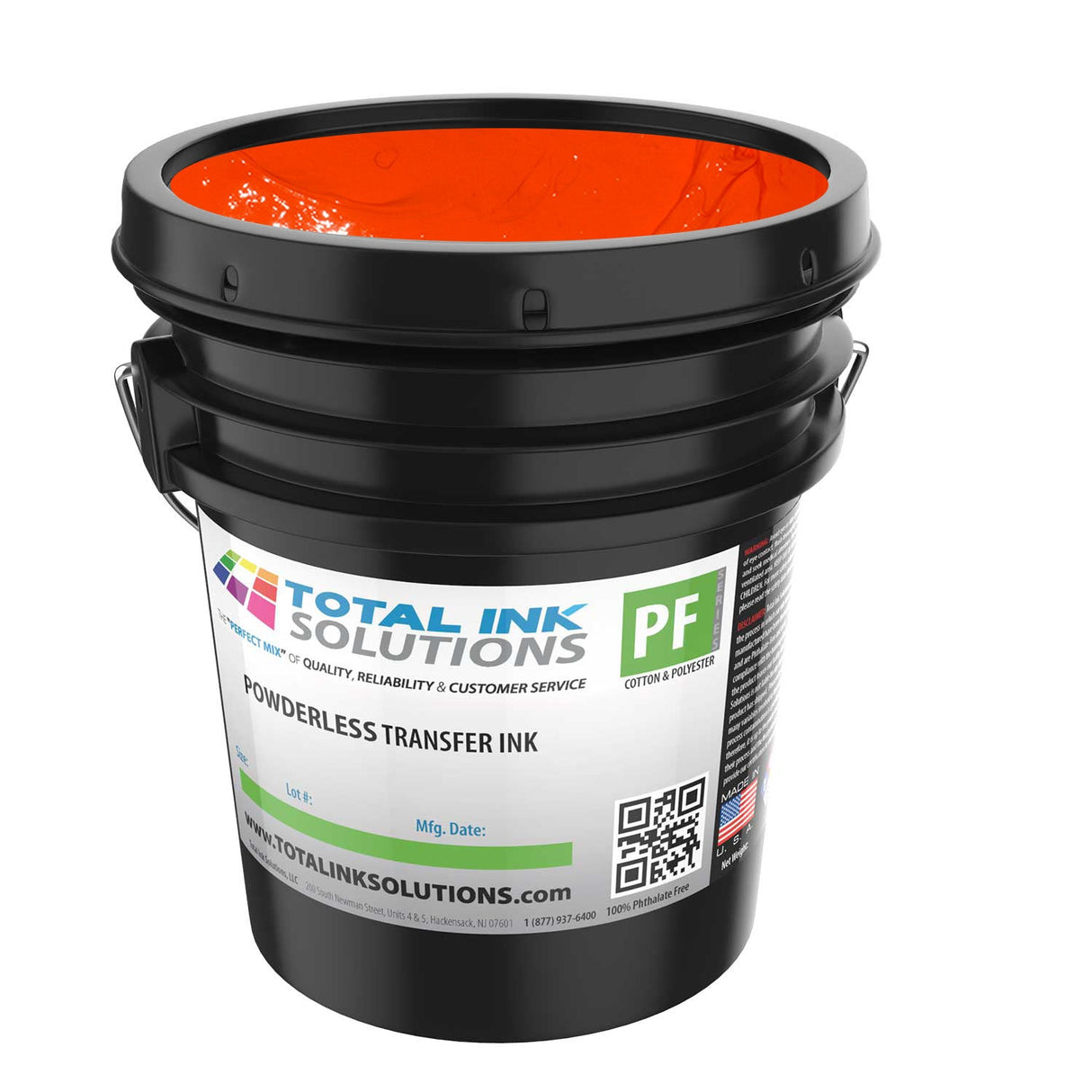 Powderless Plastisol Transfer Ink – Gallon – For Cotton, Polyester & Blends