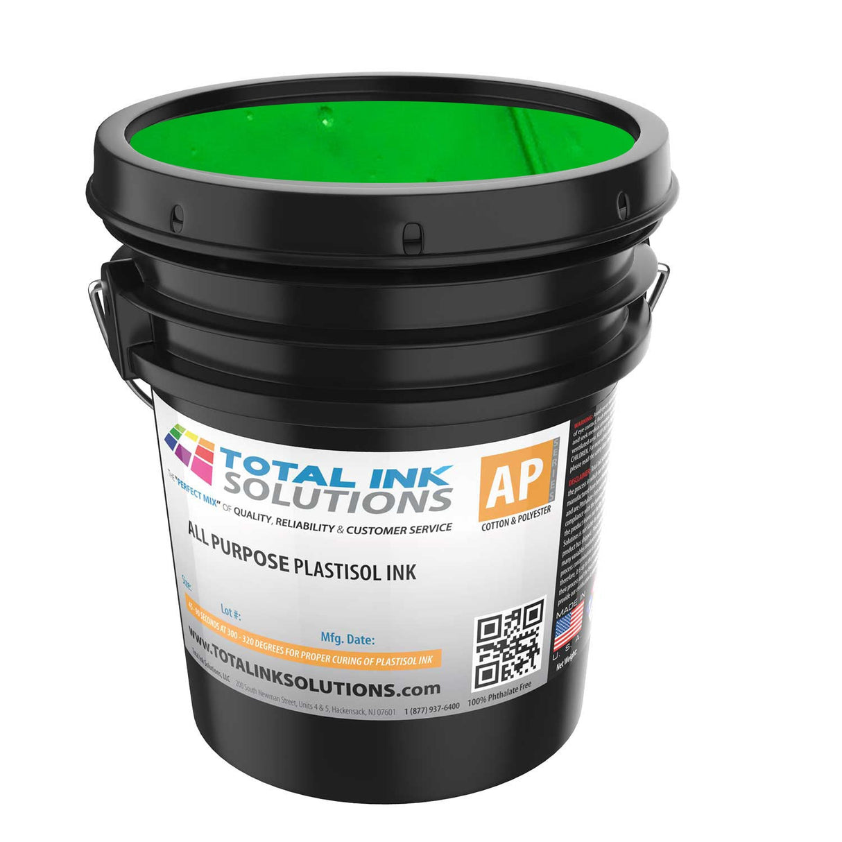 All Purpose Plastisol Ink – Colors – 5 Gallon – For Cotton, Polyester & Blends