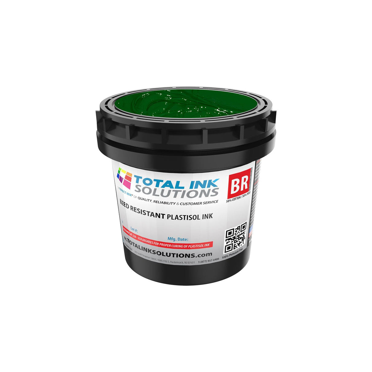Bleed Resistant Plastisol Ink – 5 Gallon – For 50/50 Cotton/Poly Blends