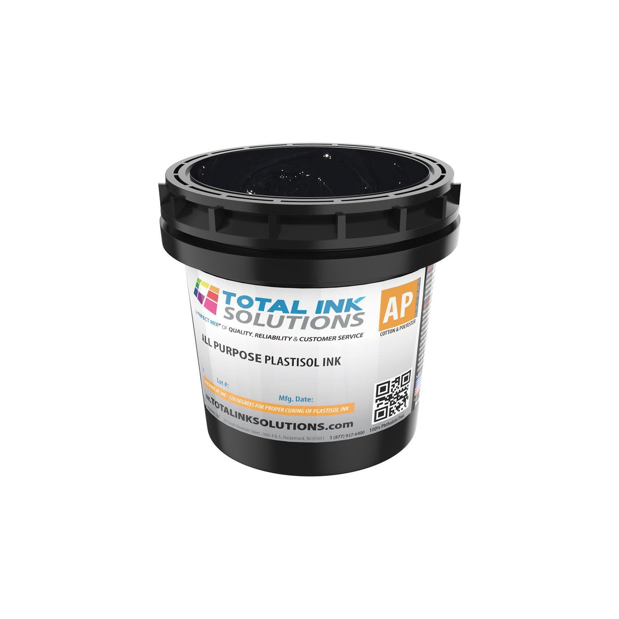 All Purpose Plastisol Ink – Colors – Quart – For Cotton, Polyester & Blends