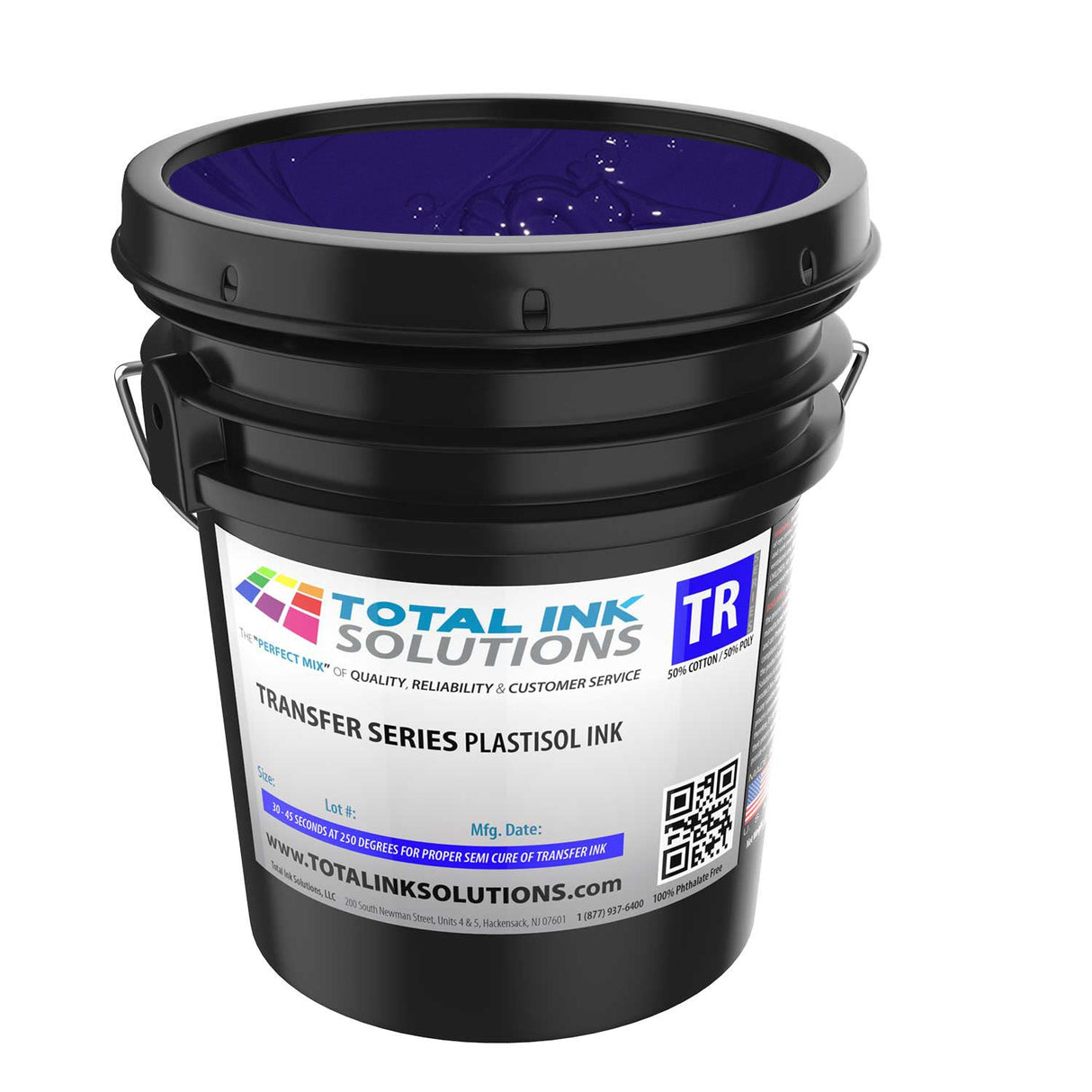 Transfer Plastisol Ink – 5 Gallon – For Cotton, Polyester & Blends