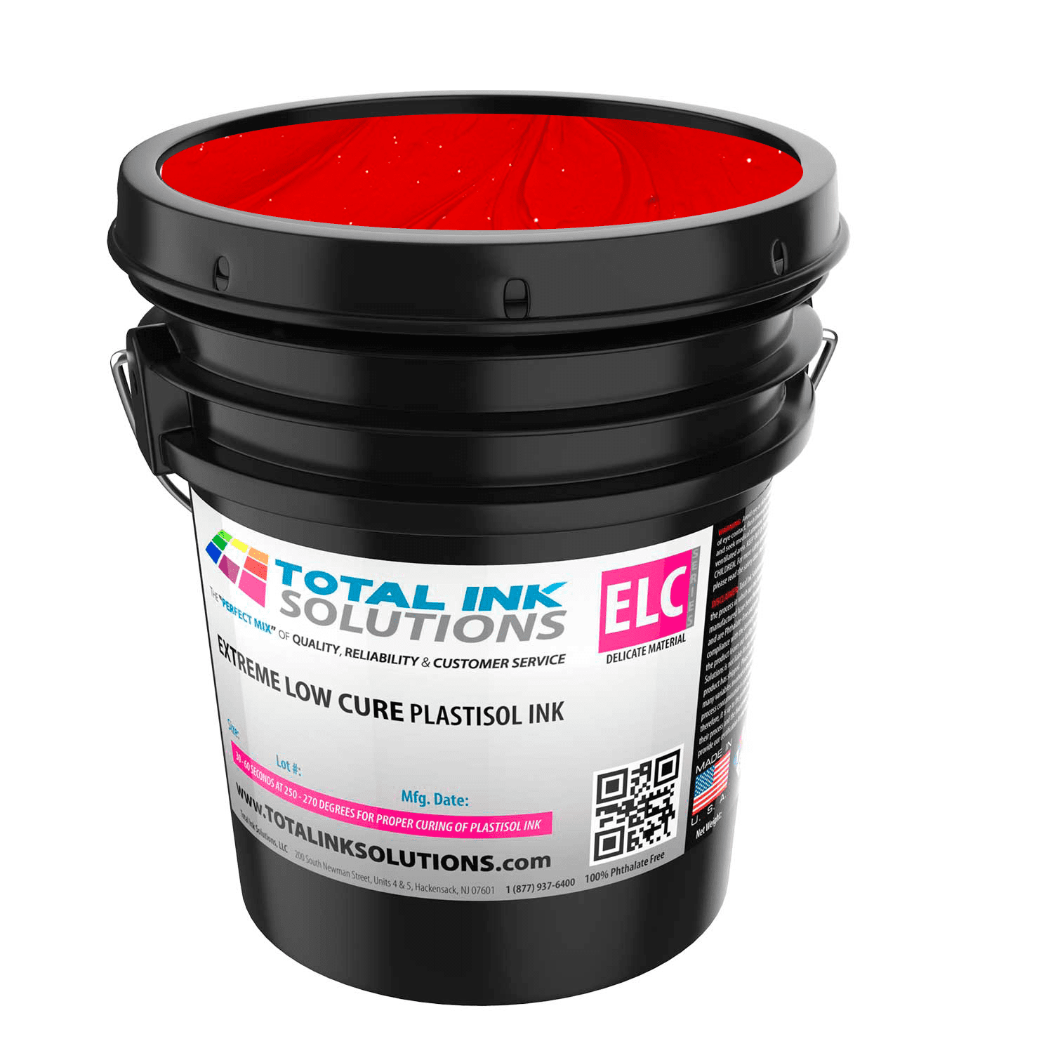 Extreme 270° Low Cure Plastisol Ink Series - 5 Gallon