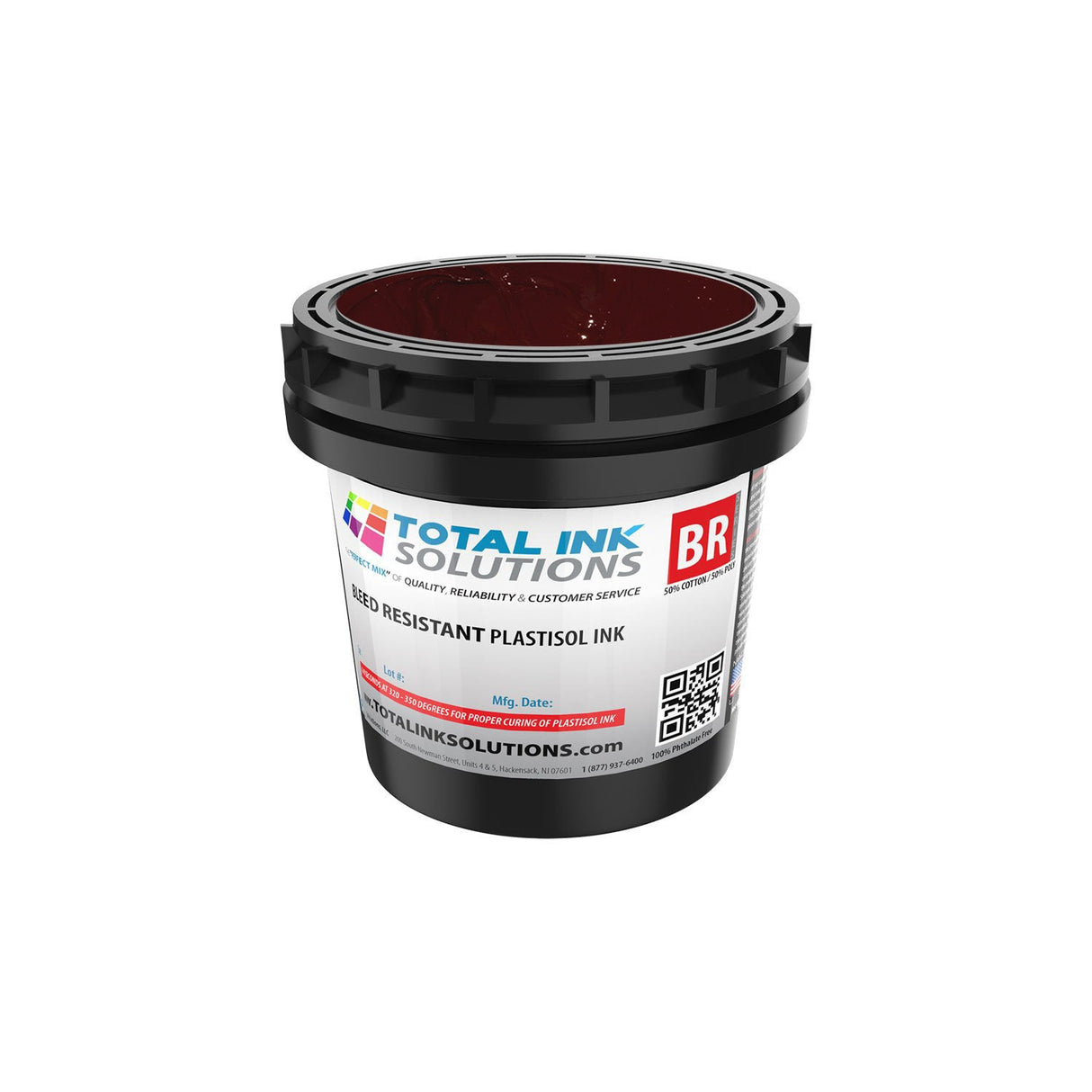 Bleed Resistant Plastisol Ink – Pint – For 50/50 Cotton/Poly Blends
