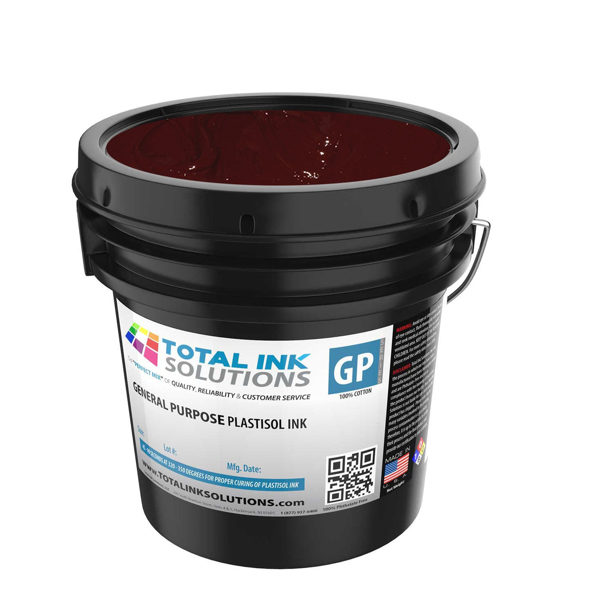 General Purpose Plastisol Ink Colors – Gallon - 100% Cotton