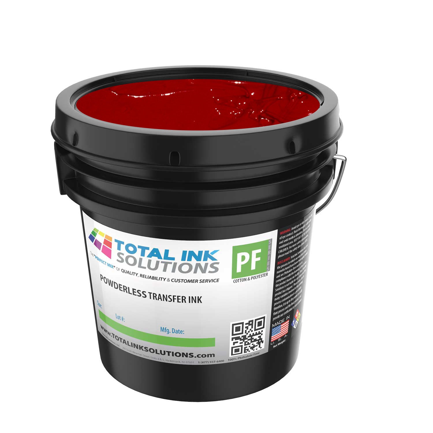 Powderless Plastisol Transfer Ink - Gallon