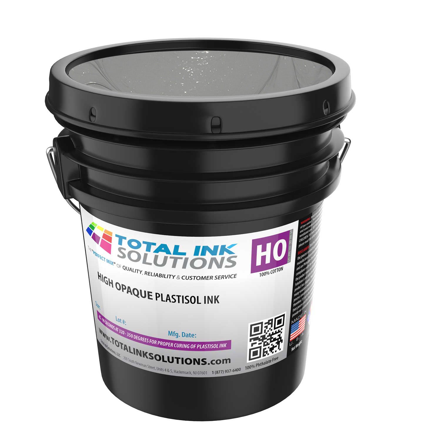 High Opaque Plastisol Ink 5 Gallon