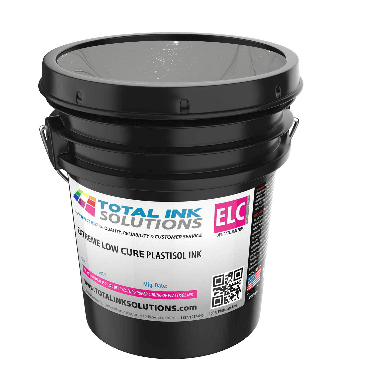 Extreme 270° Low Cure Plastisol Ink Series - 5 Gallon