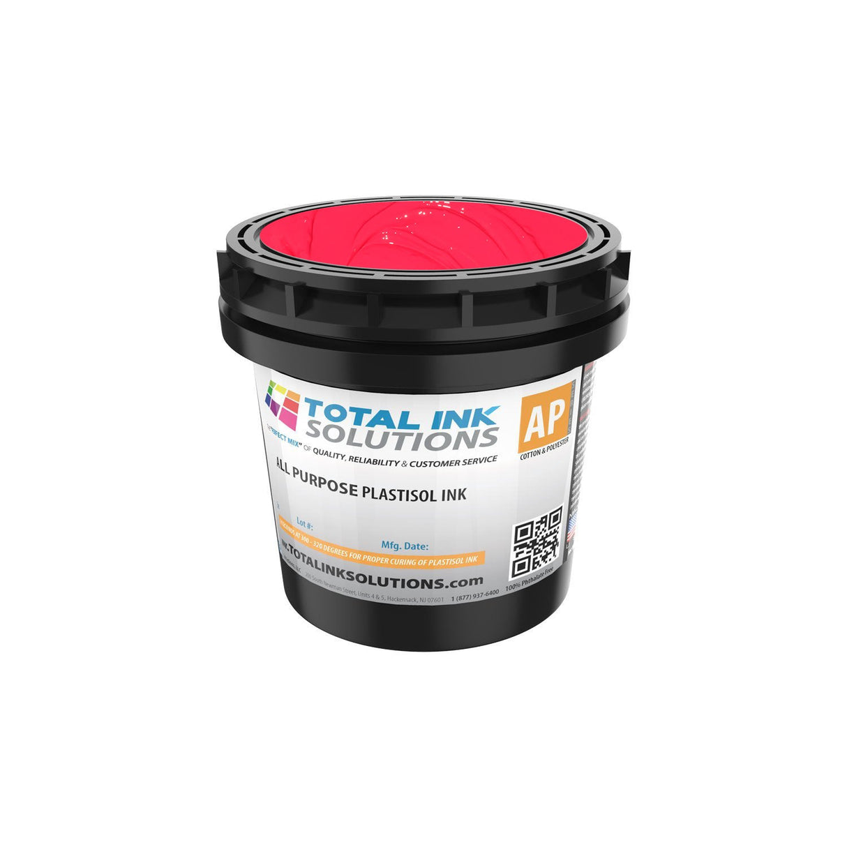 All Purpose Plastisol Ink – Colors – Quart – For Cotton, Polyester & Blends