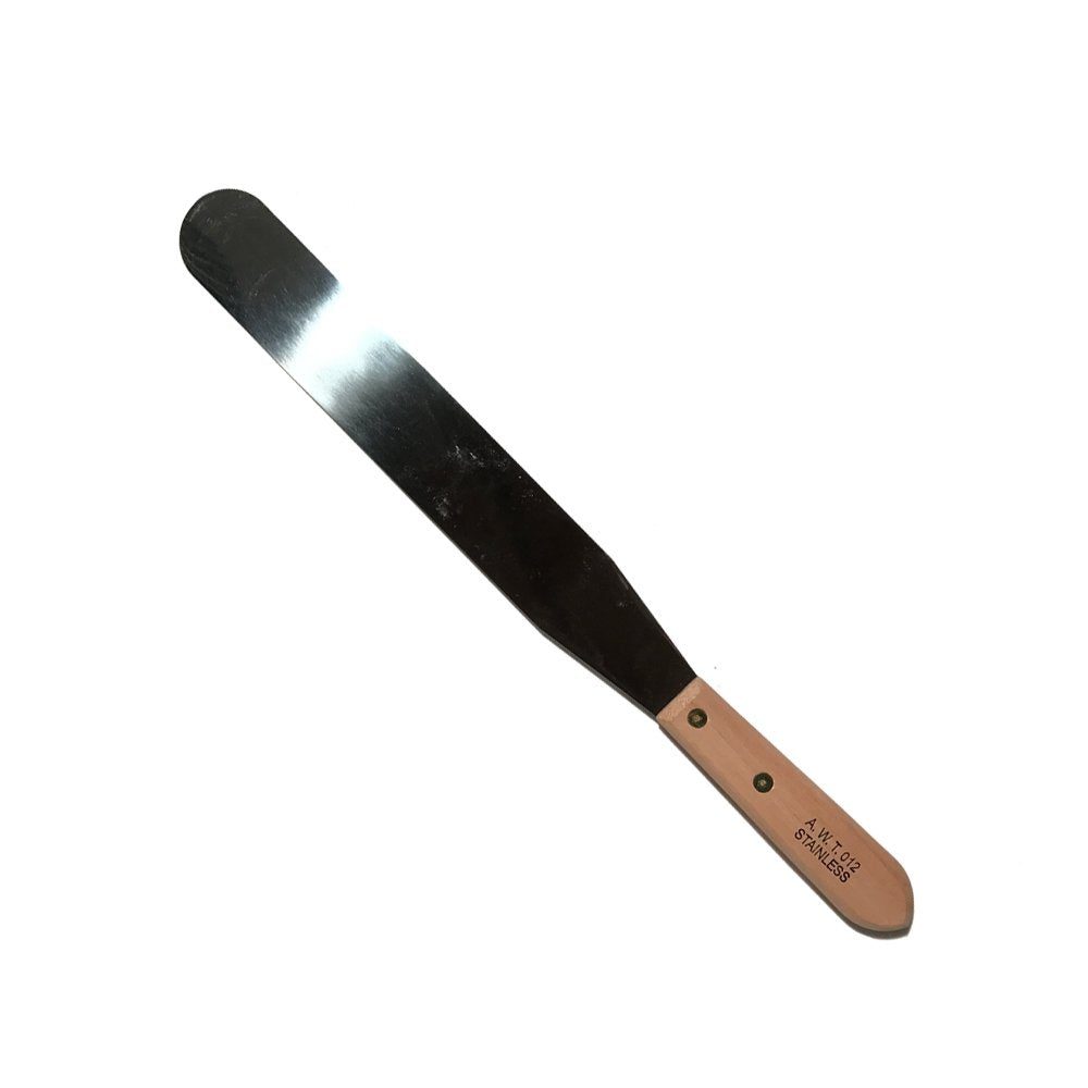 AWT Stainless Steel Spatula With Wood Handle