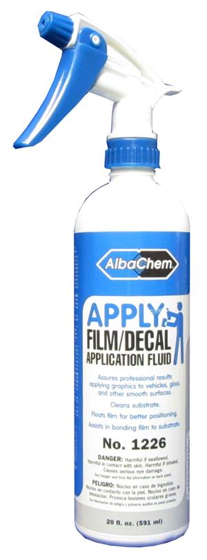 AlbaChem® Apply Window Glass Film & Decal Application Fluid | Professional-Grade Adhesive Solution