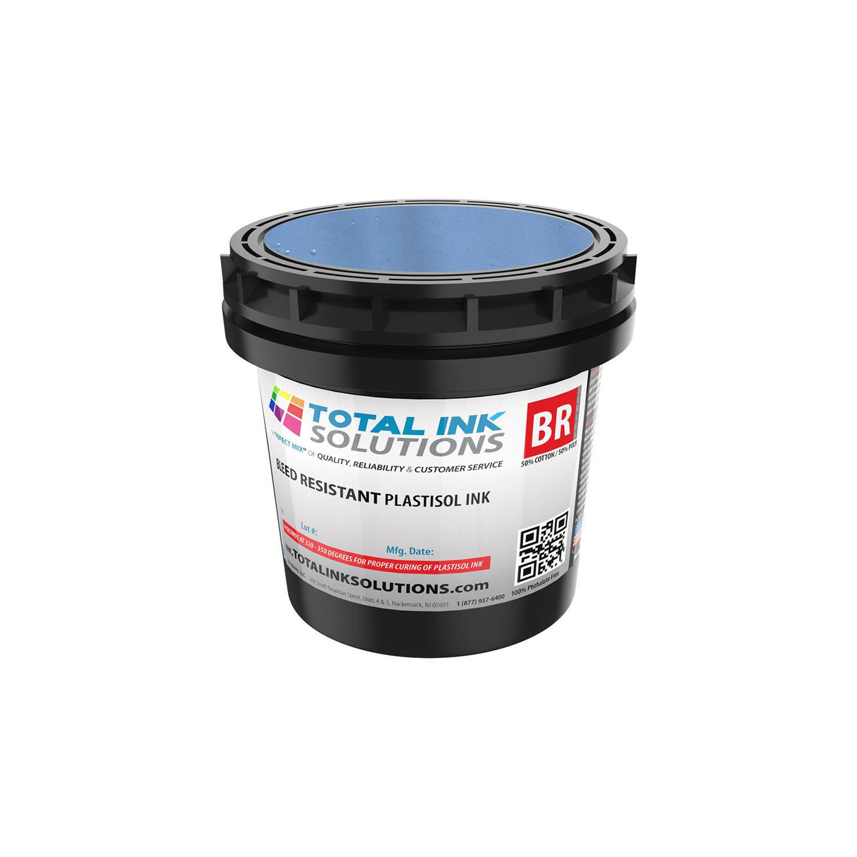 Bleed Resistant Plastisol Ink – Gallon – For 50/50 Cotton/Poly Blends