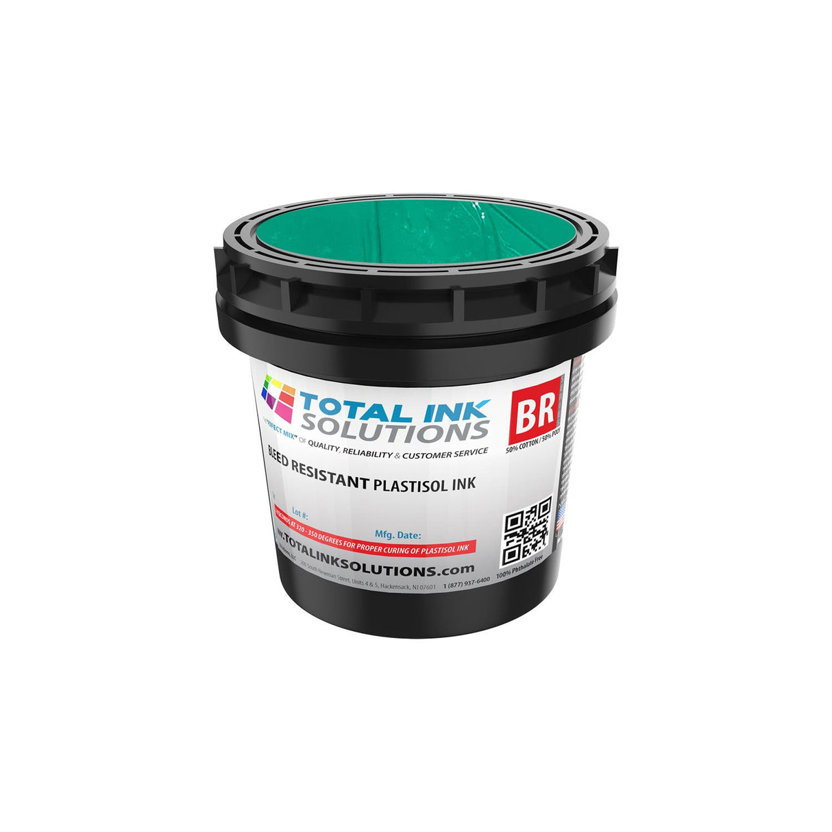 Bleed Resistant Plastisol Ink – Gallon – For 50/50 Cotton/Poly Blends
