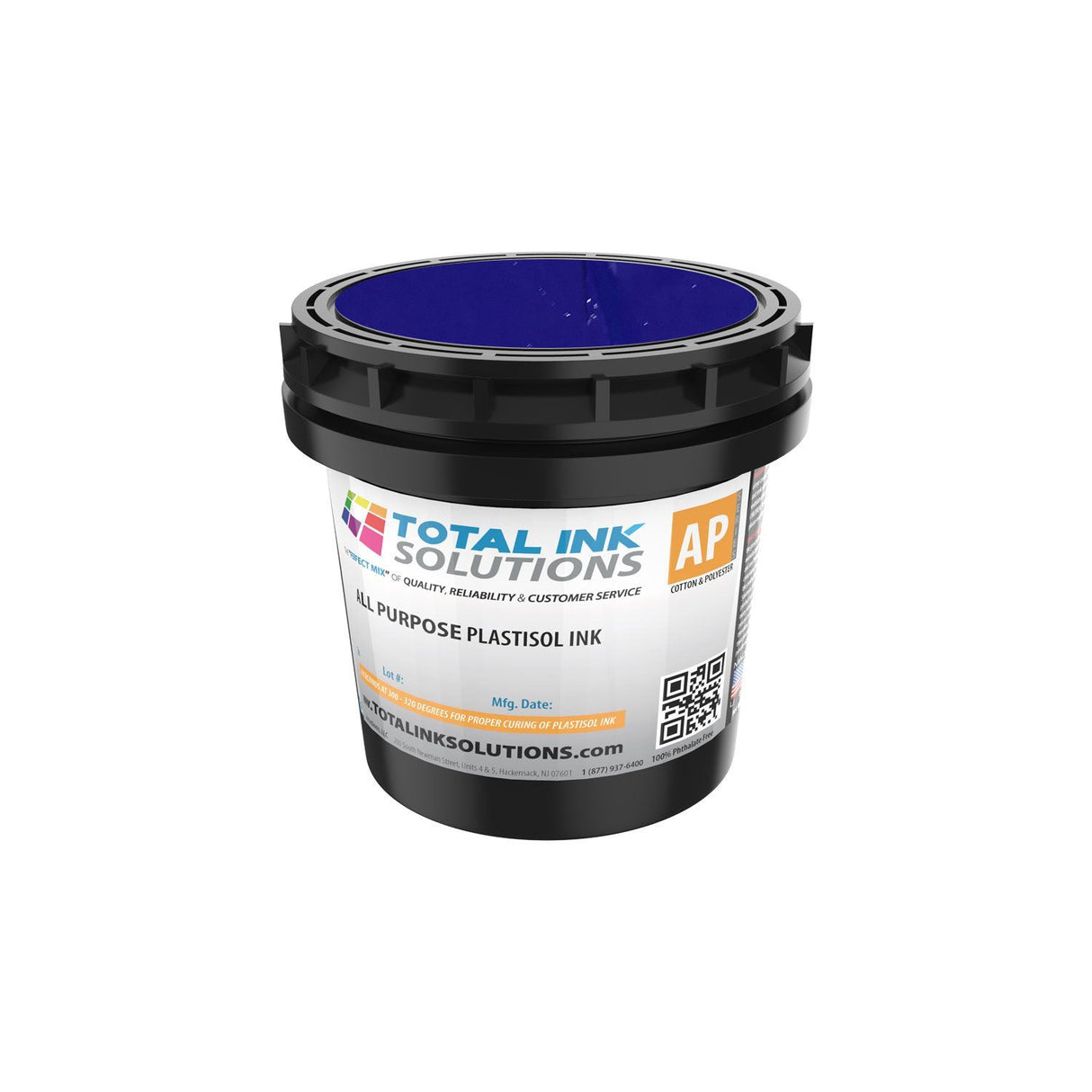 All Purpose Plastisol Ink – Colors – Quart – For Cotton, Polyester & Blends