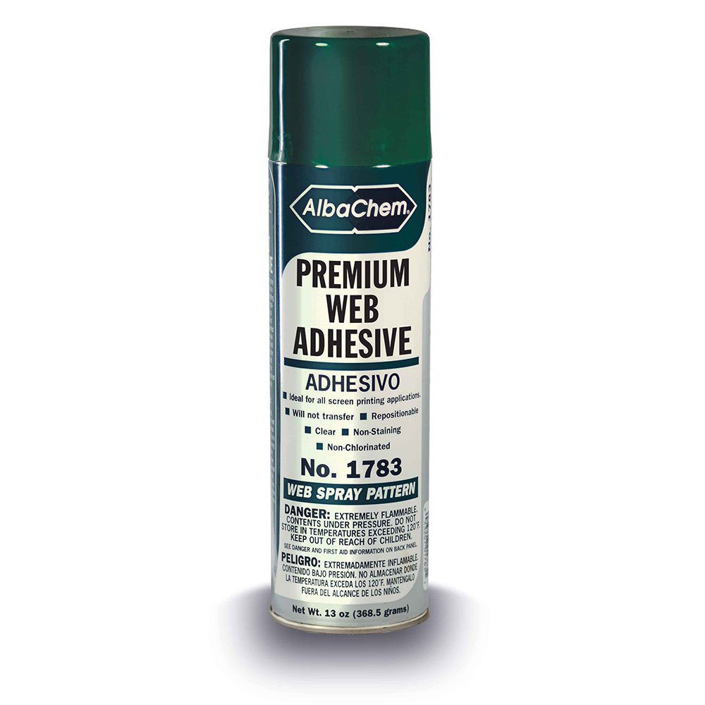 AlbaChem® Premium Web Spray Adhesive 1783 | High-Tack Textile & Screen Printing Adhesive