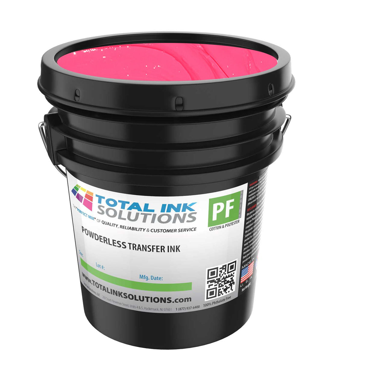 Powderless Plastisol Transfer Ink – 5 Gallon – For Cotton, Polyester & Blends