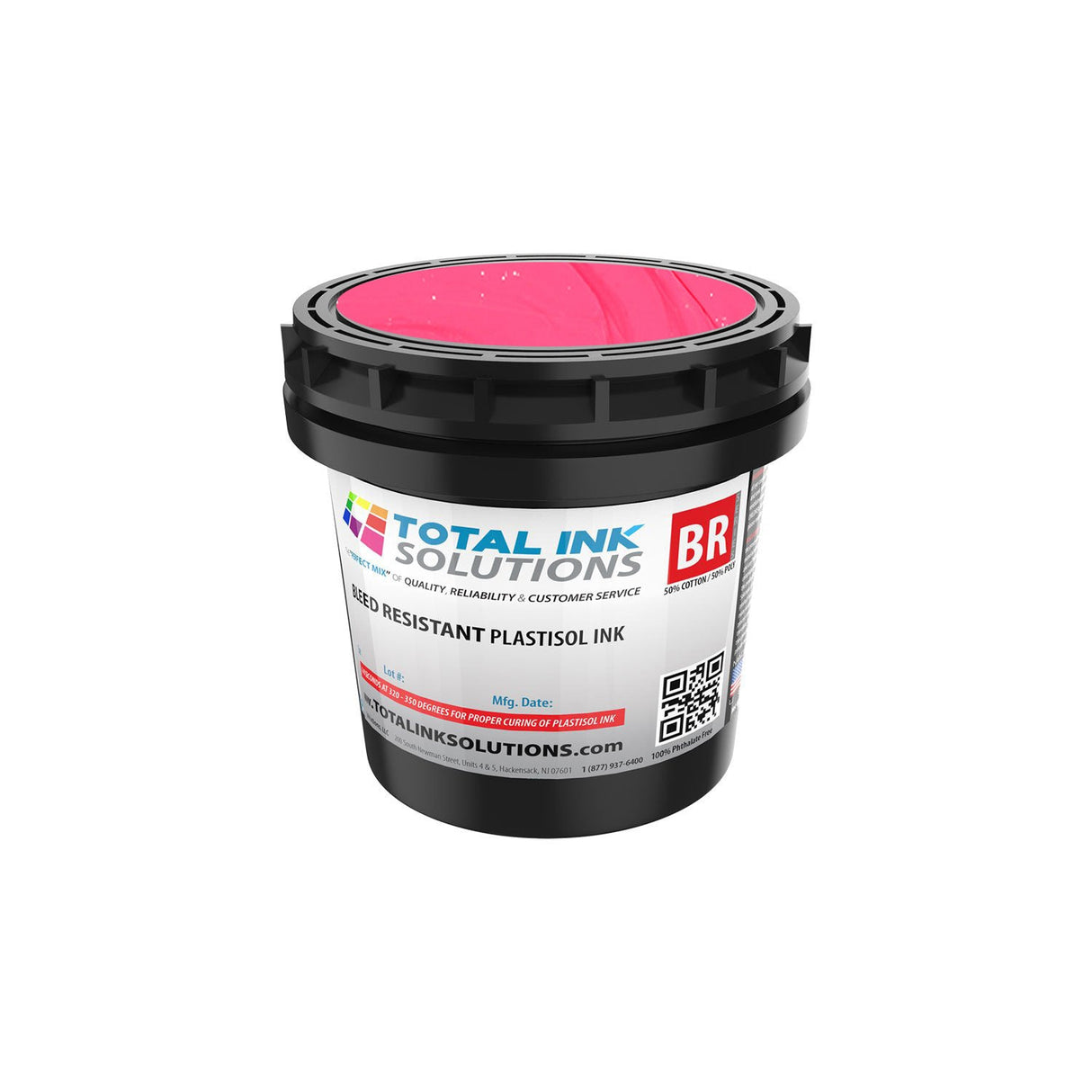 Bleed Resistant Plastisol Ink – Gallon – For 50/50 Cotton/Poly Blends