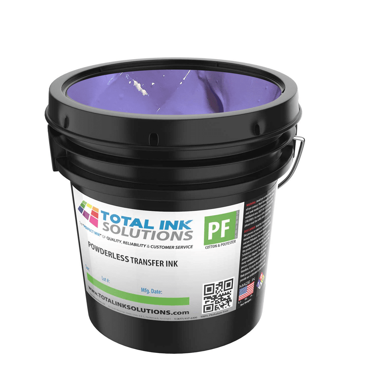 Powderless Plastisol Transfer Ink – Gallon – For Cotton, Polyester & Blends
