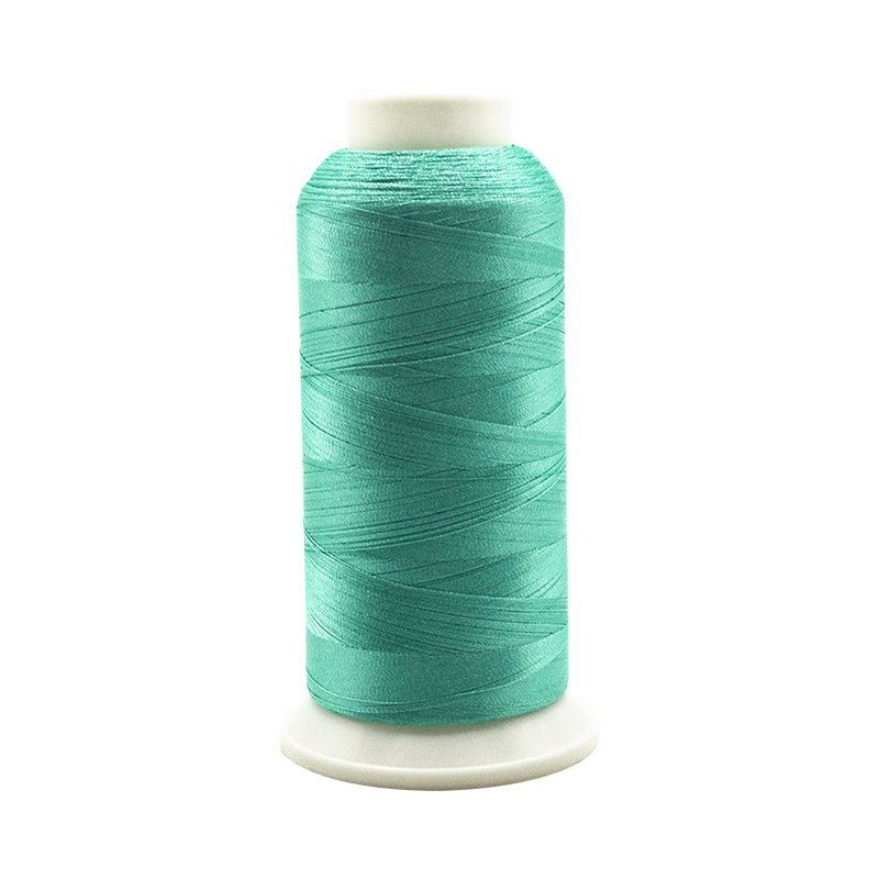 Turquoise D-489 Polyneon Embroidery Thread #40 – 5500 Yards