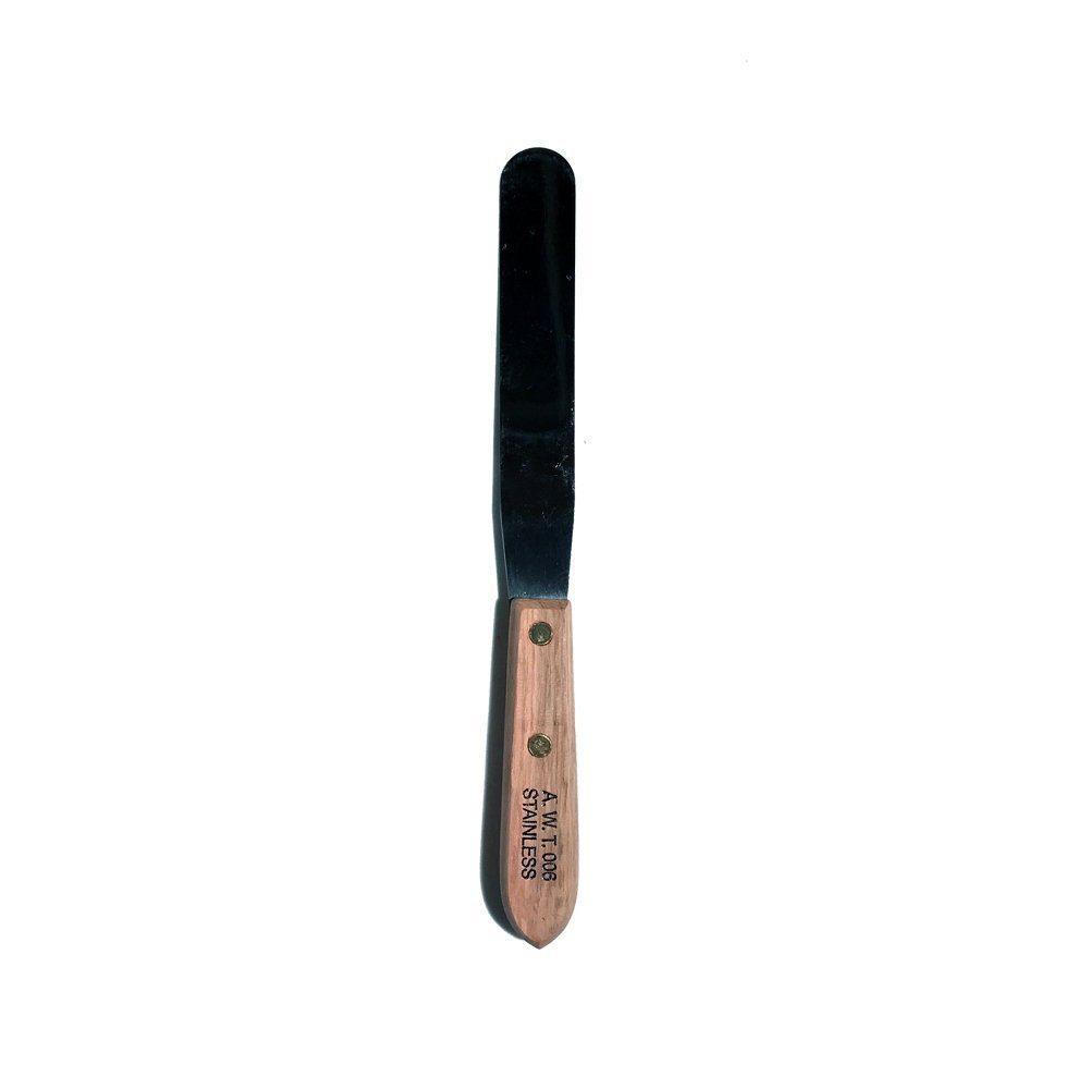 AWT Stainless Steel Spatula With Wood Handle