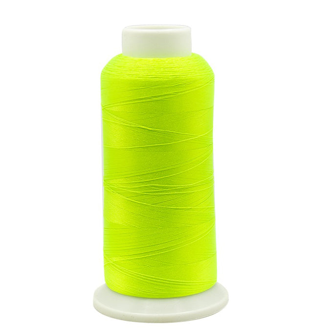 Fluorescent Green D-701 Polyneon #40 Embroidery Thread – 5500 Yards