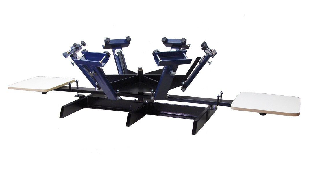 Logos 6 Color 2 Station Screen Printing Press With Stand