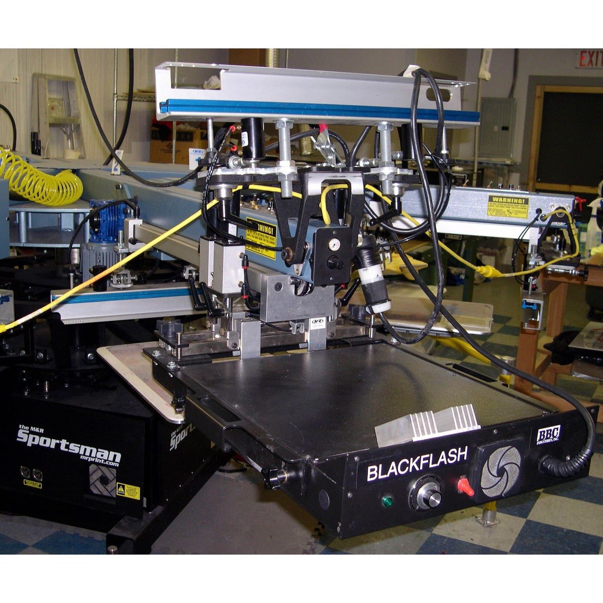BBC Auto Flash Dryer – Precision Flash Curing for Automatic Screen Printing Presses