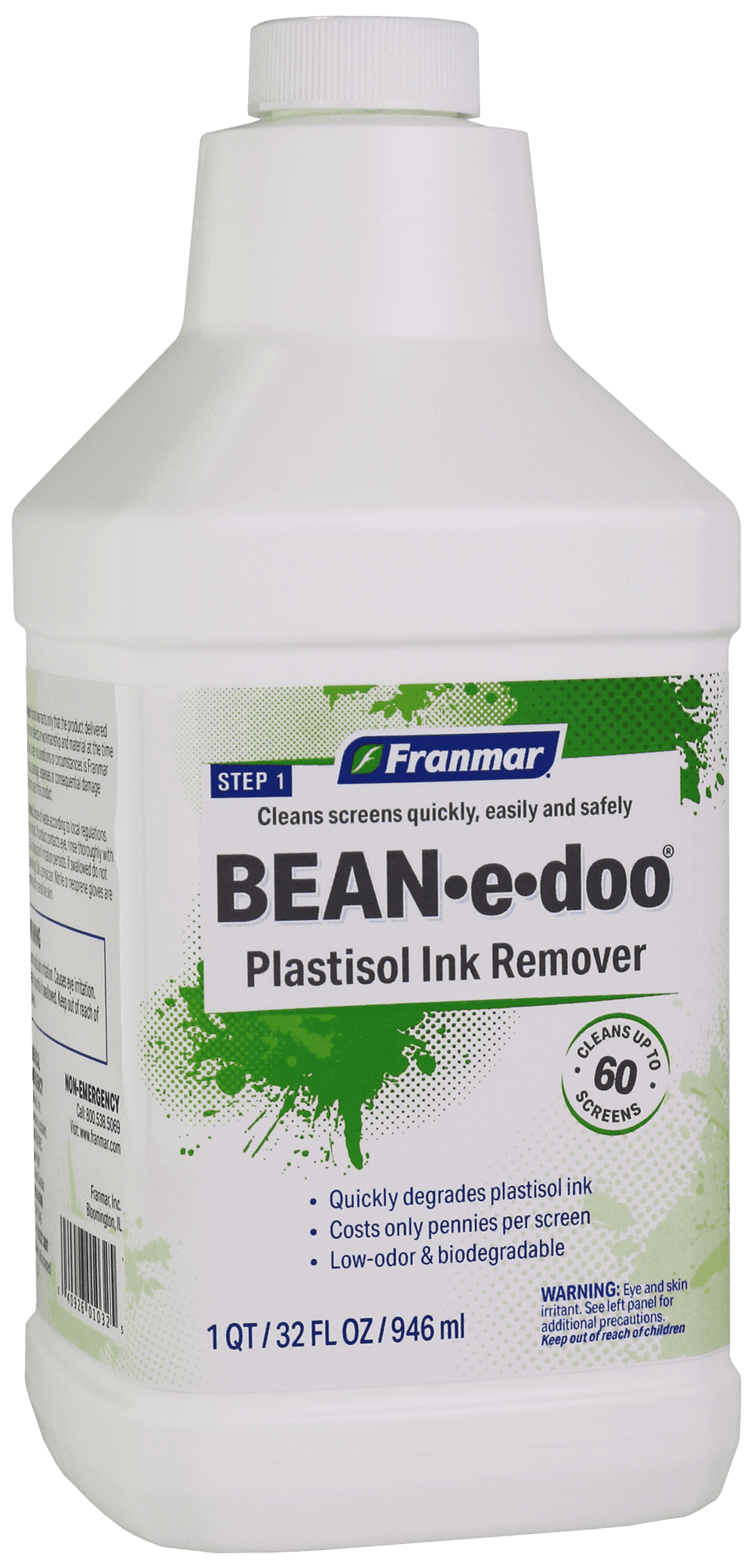 Franmar® Bean-E-Doo Plastisol Ink Remover