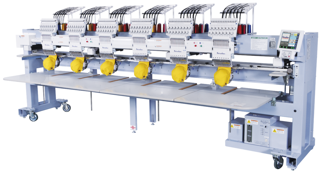 Baruden K-Series Multihead Embroidery Machines Overview 6 Head
