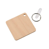 Iron-On-Ink Sublimation Key Chains – Customizable Double-Sided Blanks