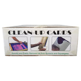 Disposable Coated Clean-Up Cards – 3.5" x 3.5" – Pack of 1,500