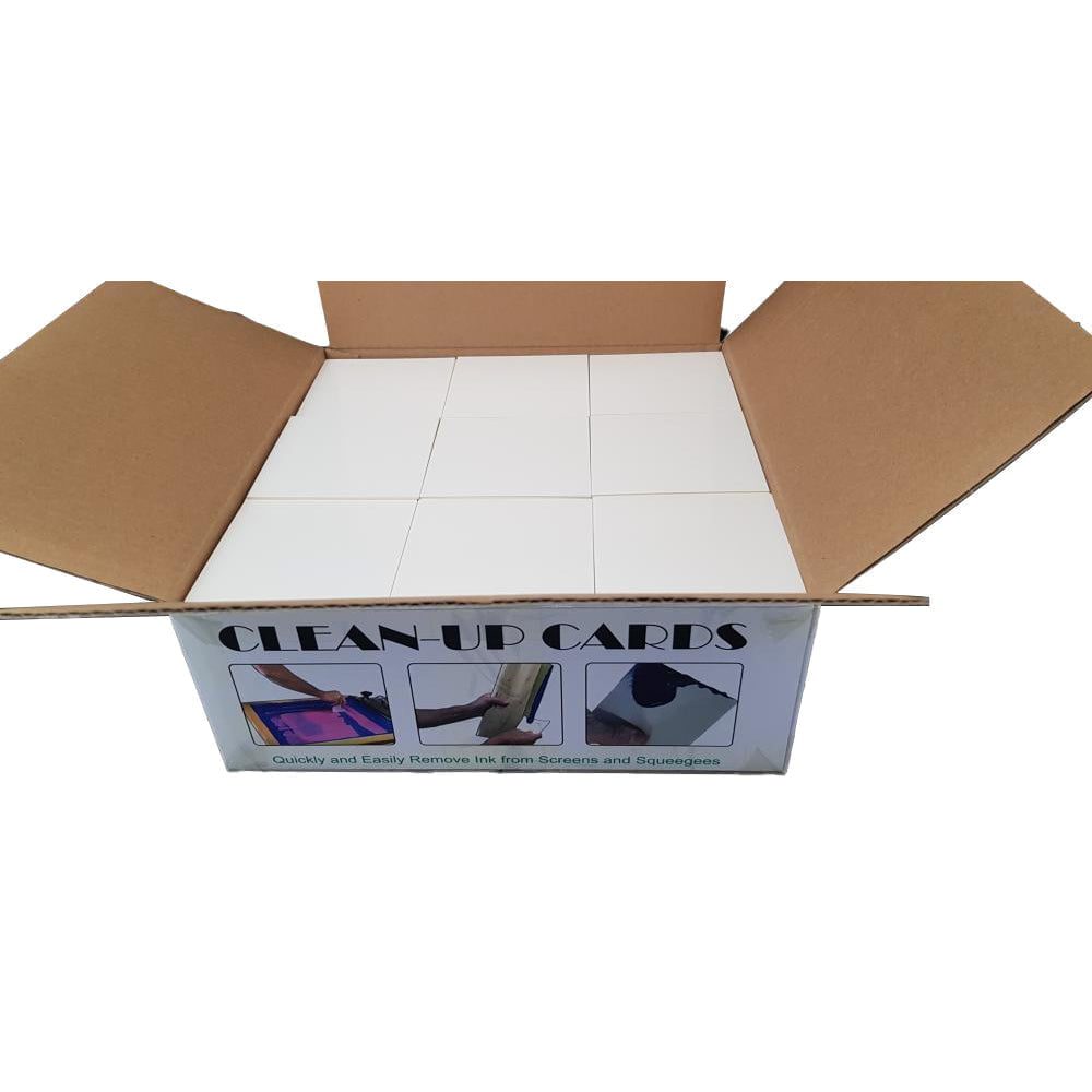 Disposable Coated Clean-Up Cards – 3.5" x 3.5" – Pack of 1,500