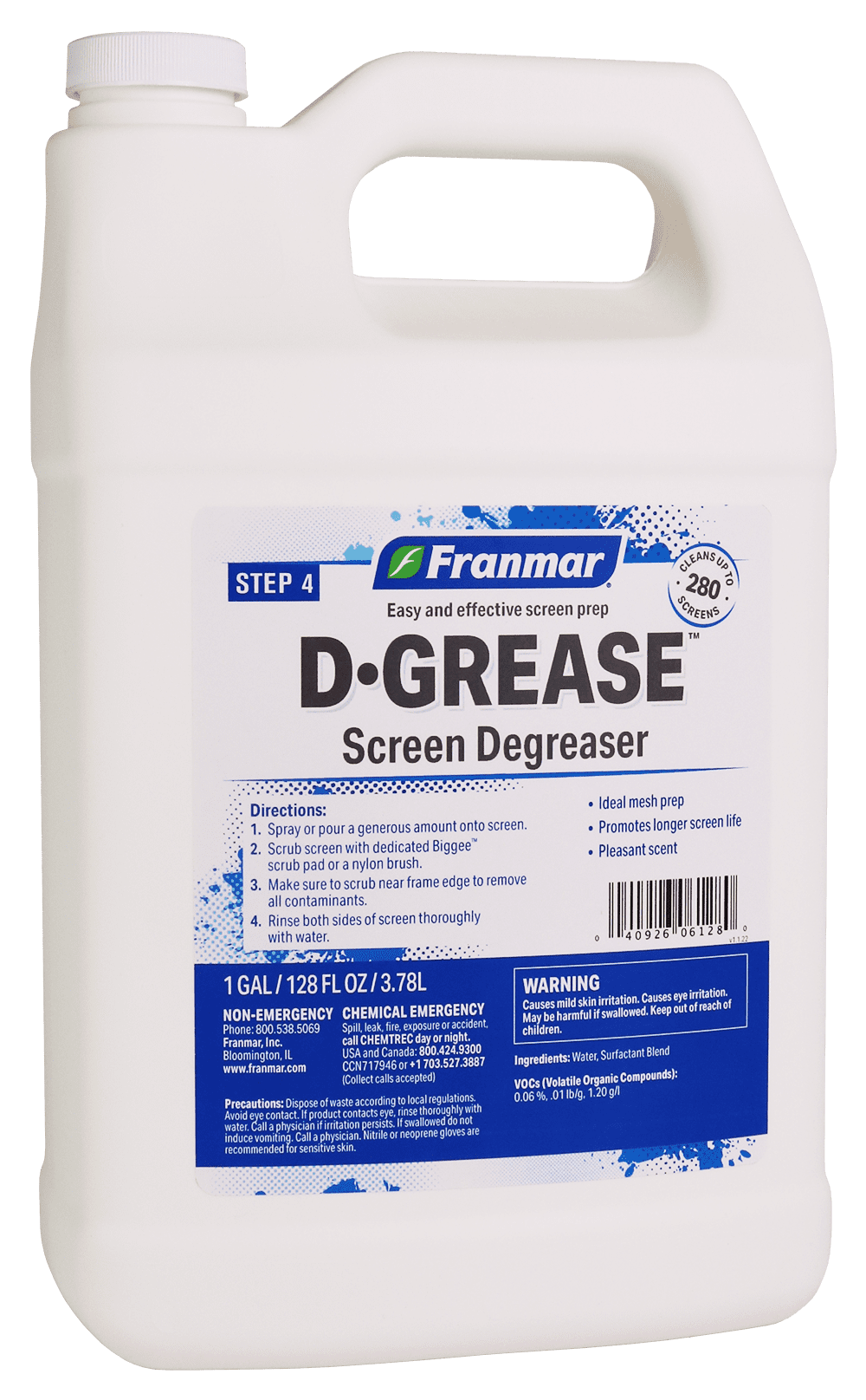 Franmar® D-Grease Screen Degreaser