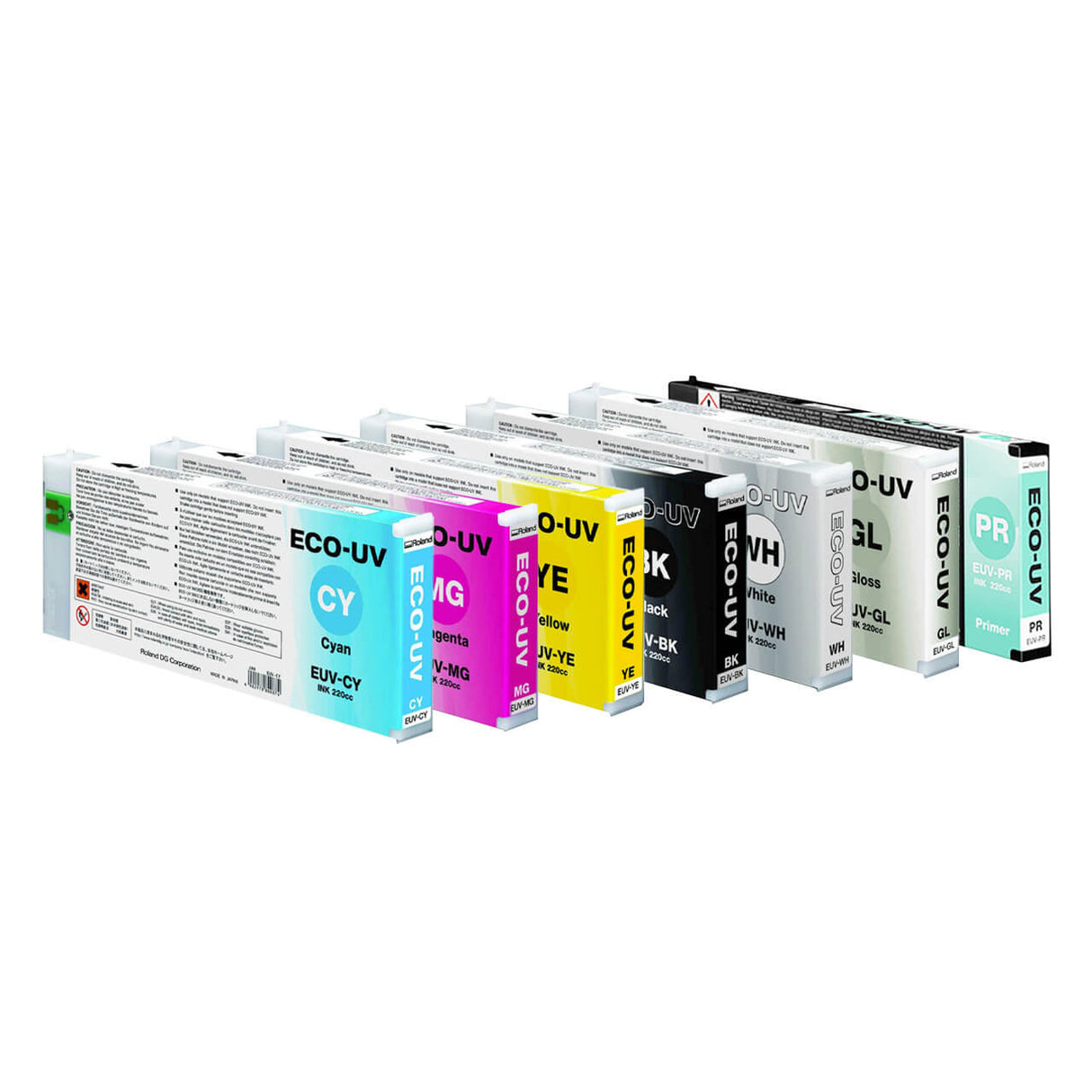 Roland Eco-UVS - 2 EUVS 220cc Series - Ink Cartridge.