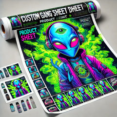 Upload DTF 3D UV All Over DTF Gang Sheets