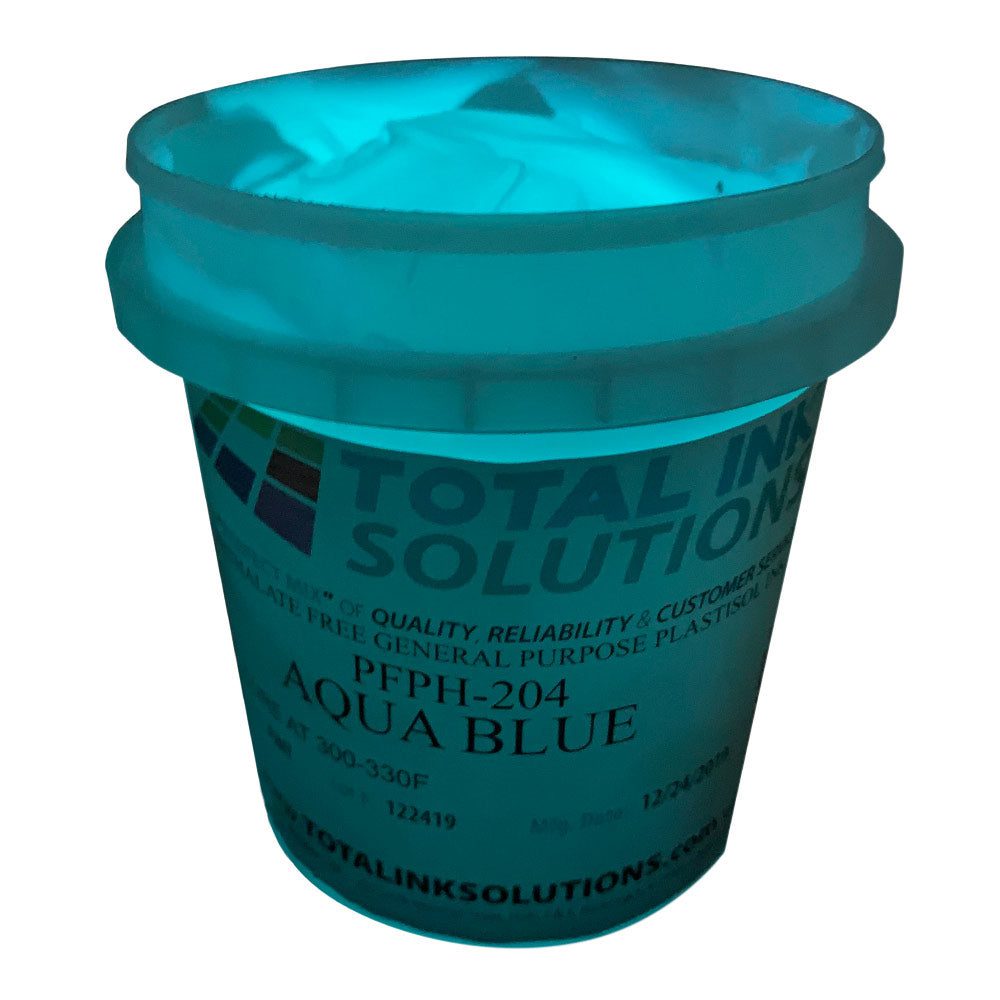 Aqua Blue - Glow In The Dark Plastisol Ink