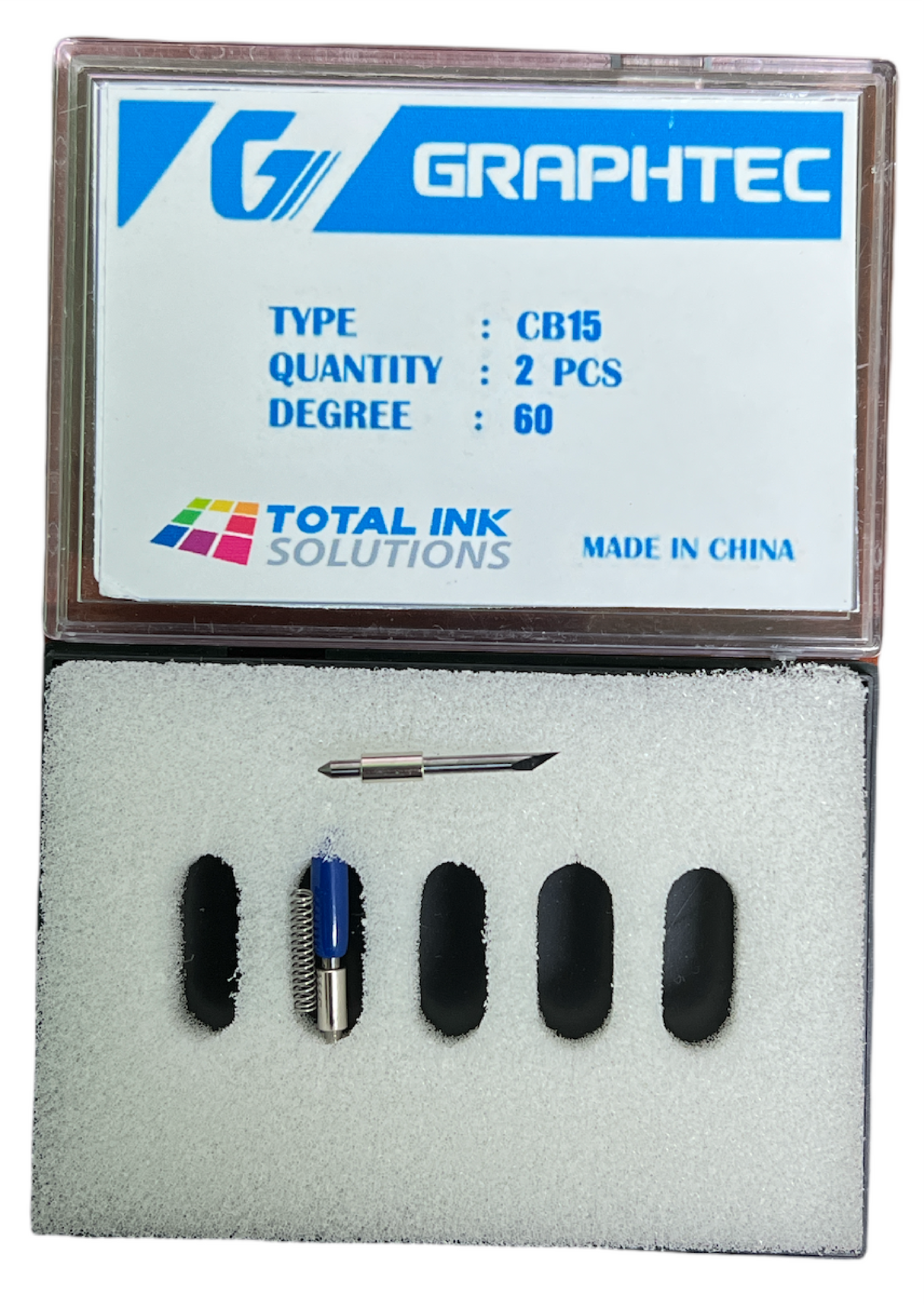 Graphtec Compatible CB015U 60° Blade | Precision Cutting for Thick & Specialty Materials