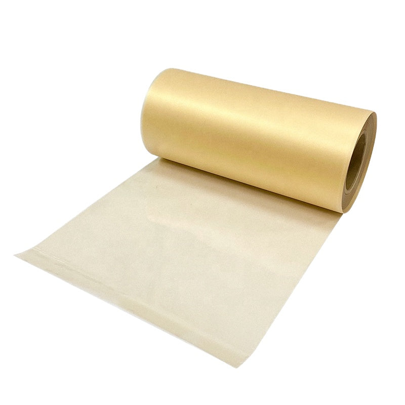 DTF Gold Glitter Transfer Film – 23.6" x 328 ft Roll – Cold Peel