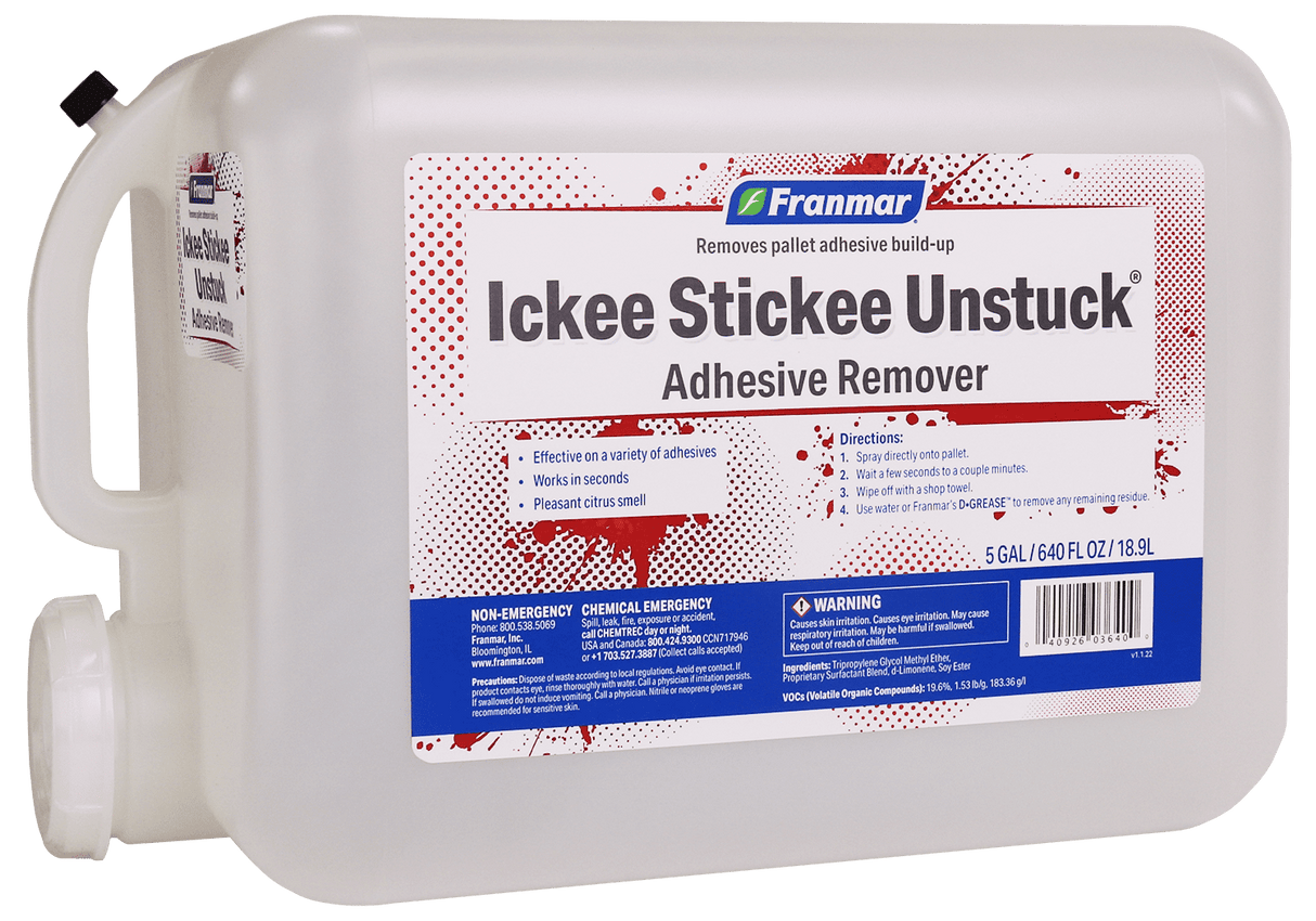 Franmar® Adhesive Remover Ickee Stickee Unstuck