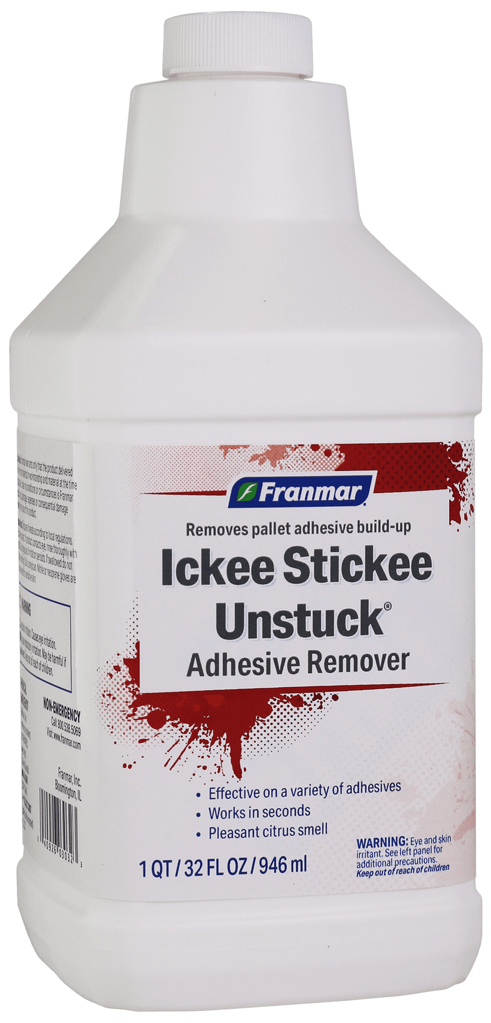 Franmar Ickee Stickee Unstuck Adhesive Remover