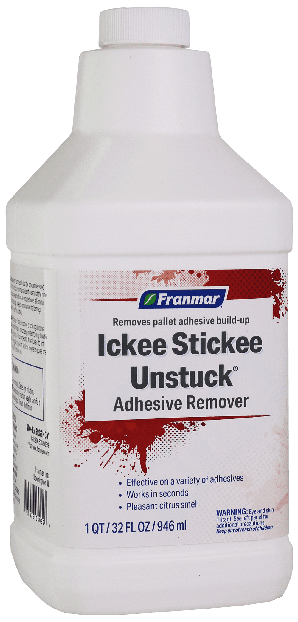 Franmar® Adhesive Remover Ickee Stickee Unstuck