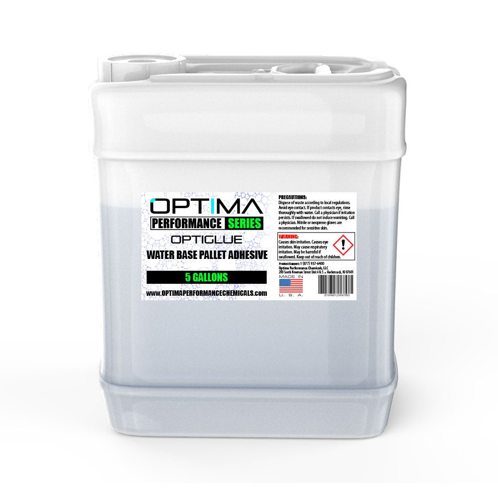 OPTIGLUE High-Tack Pallet Adhesive – Water-Based & Reusable for Screen Printing