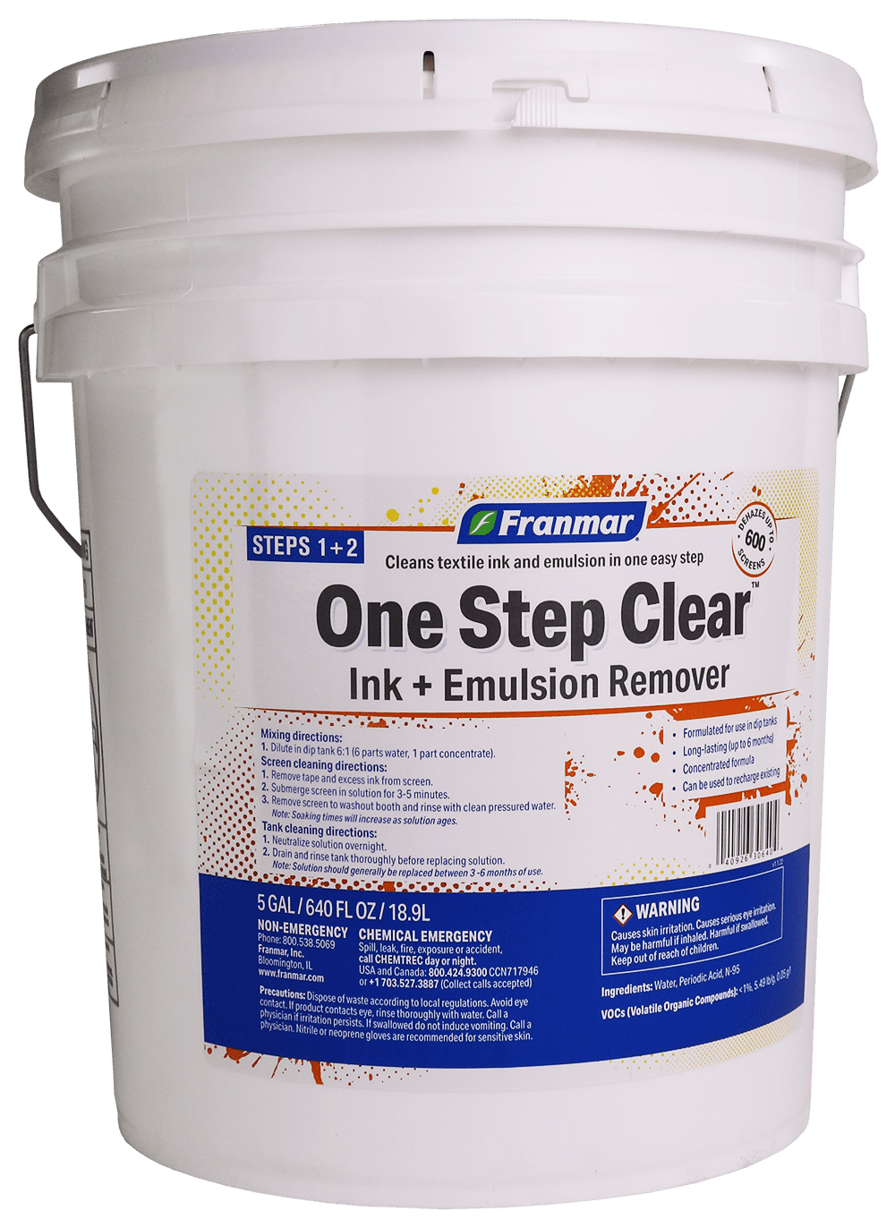 Franmar® Ink + Emulsion Remover - One Step Clear