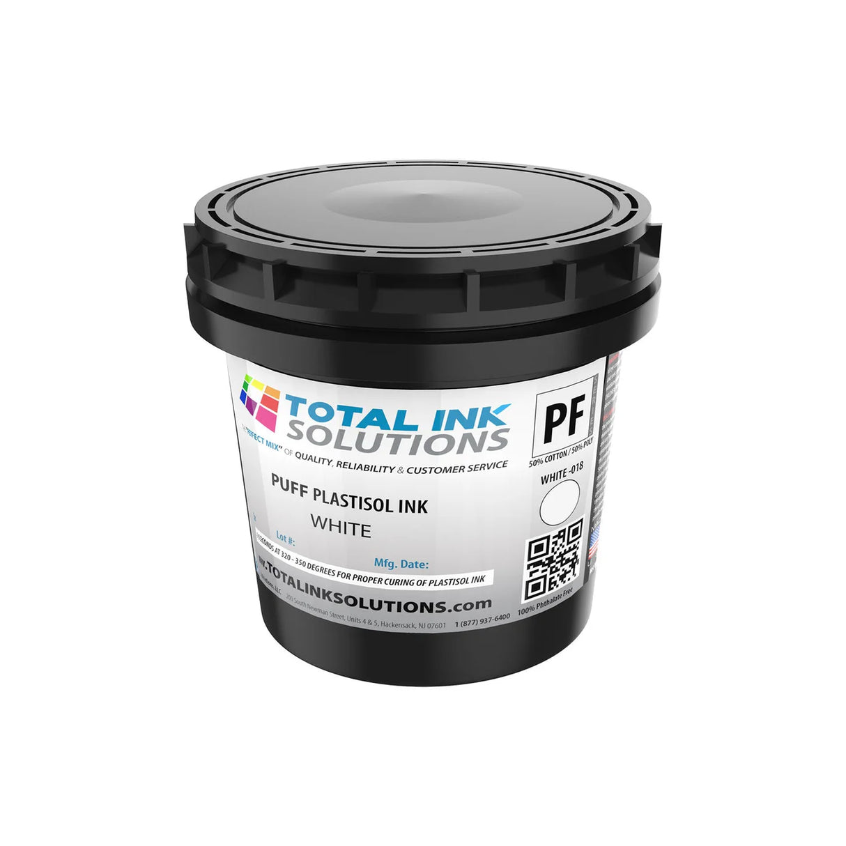 Puff White Plastisol Ink – For Cotton, Polyester & Blends